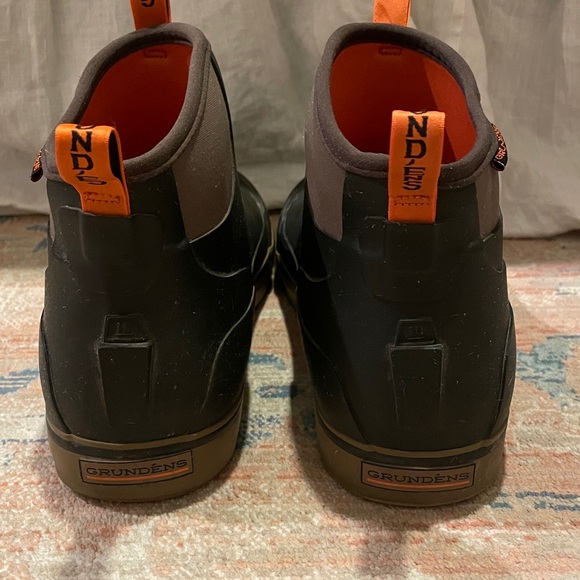 Grundens Black and Brown Rain Boots - Picture 4 of 7